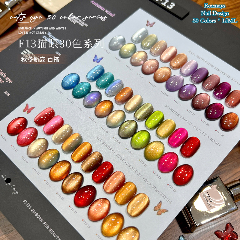 Resin Glitter Pack - Esmalte em Gel Olho de Gato