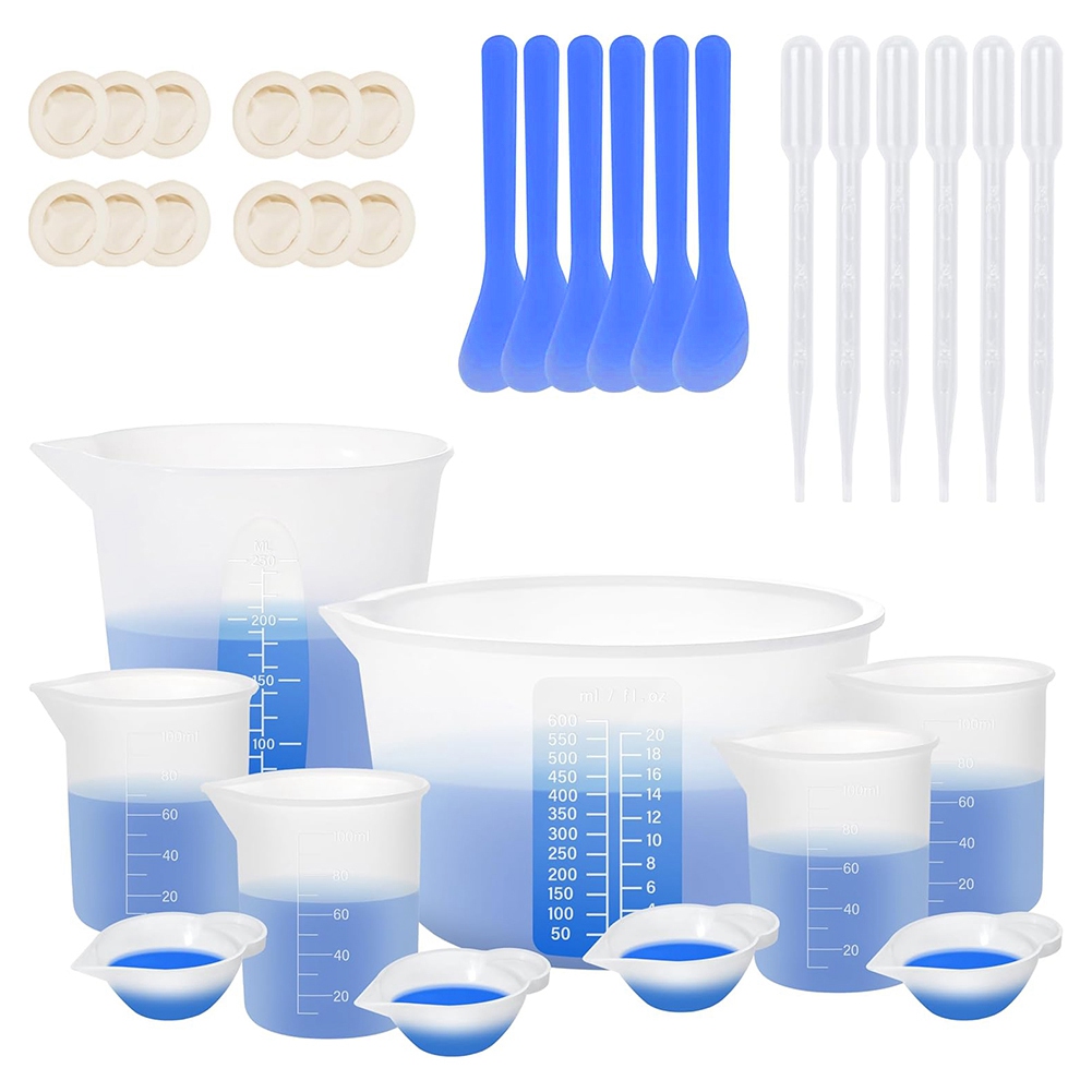 -Tuas de medição de silicone d - Mixing Cup Silicone avaliação e preço