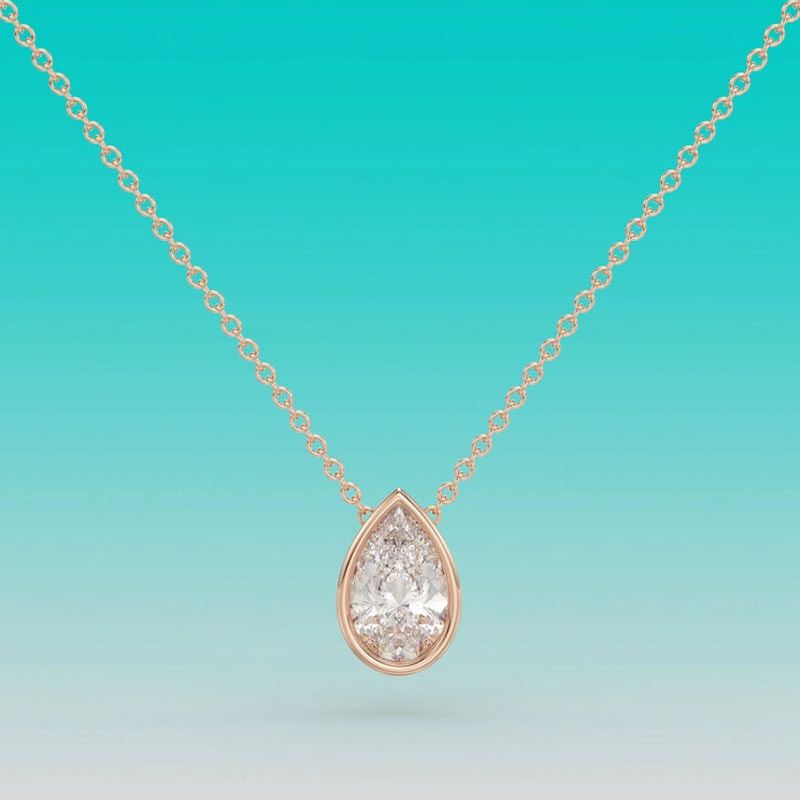 Colar com Pingente Solitário d - Bezels Set Pendant avaliação e preço