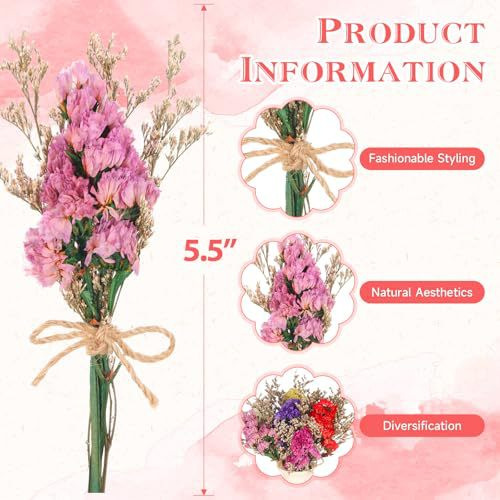 Mini Buquê de Flores Secas Nat - Dried Flower Bulk avaliação e preço